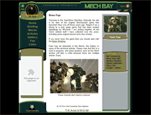 Tablet Screenshot of mechbay.teamxbow.org